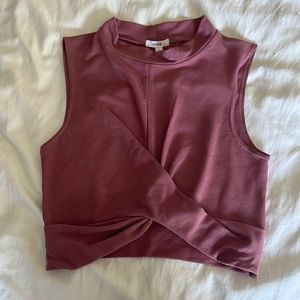 Dusty rose crop top